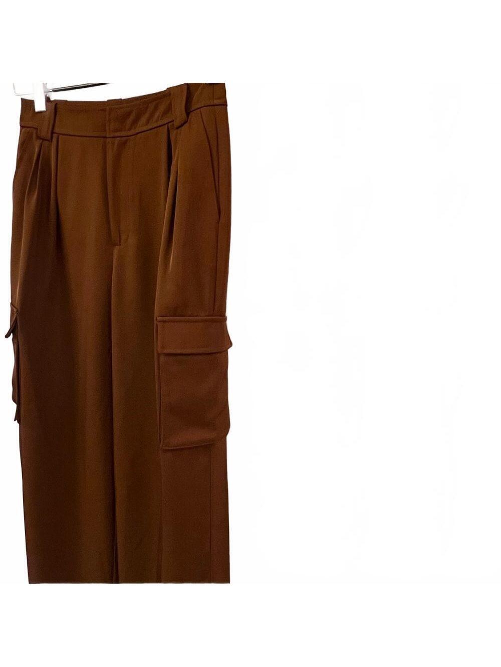 NWOT Rails Harlow Cargo Pant Relaxed Military  Henna Trouser Baggy Size 2 XS - Picture 13 of 16
